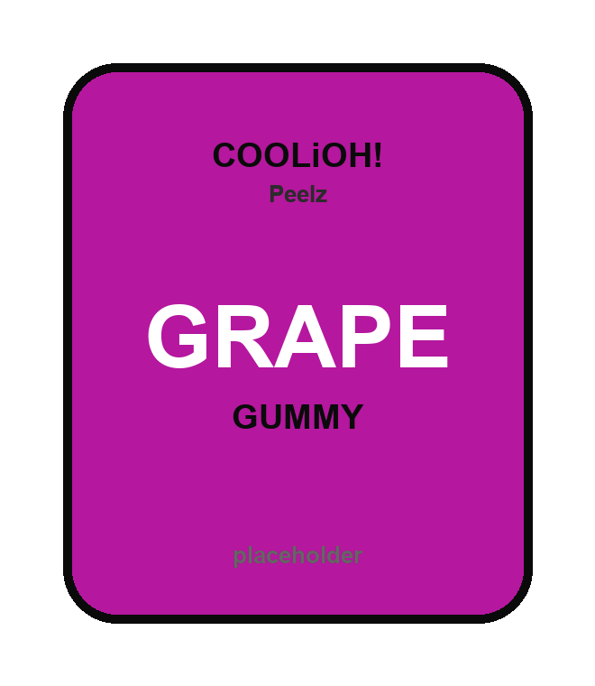 COOLiOH! Peelz Grape Gummy