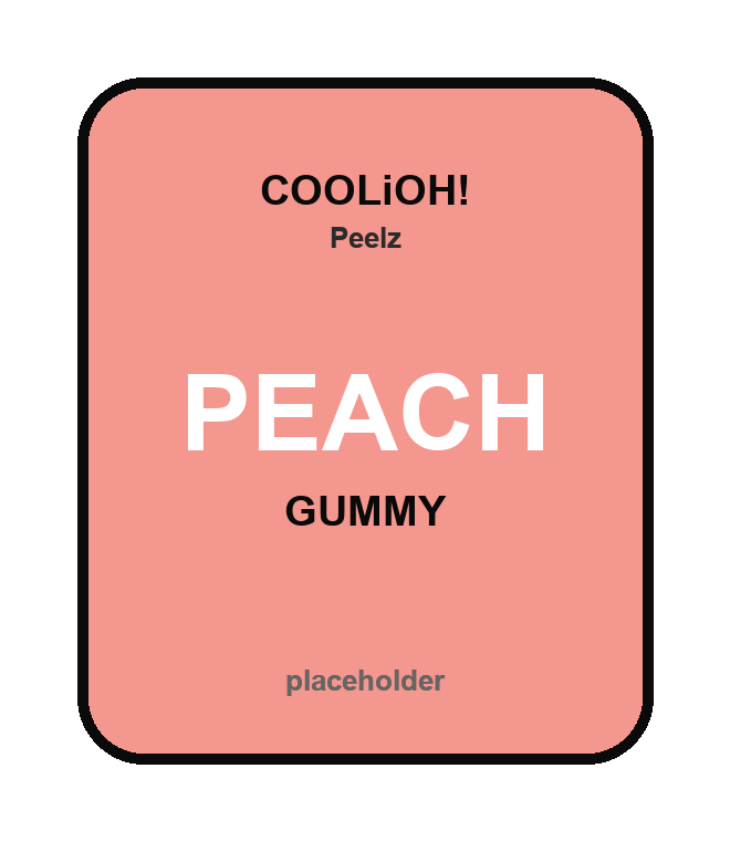 COOLiOH! Peelz Peach Gummy